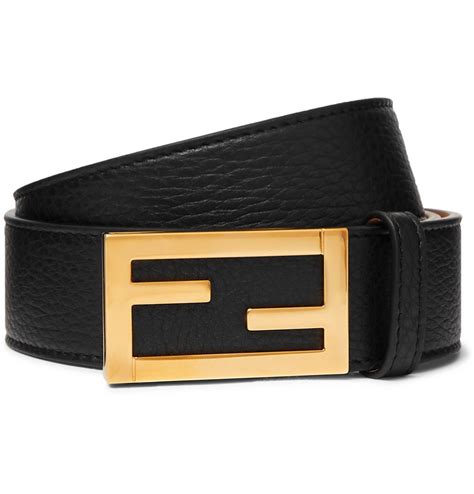 fendi black leather belt|cheap black Fendi belt.